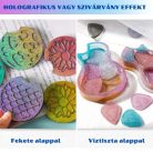 Let's Resin holografikus csillám - ultrafinom, 5 g, ezüst