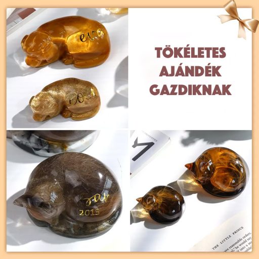 Let's Resin szilikon öntőforma - kisállatos emlékőr