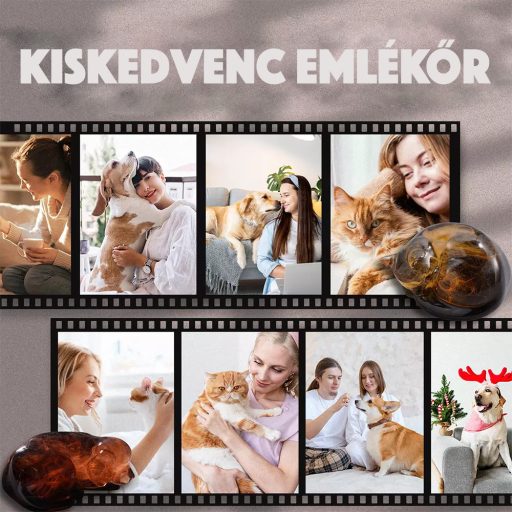 Let's Resin szilikon öntőforma - kisállatos emlékőr