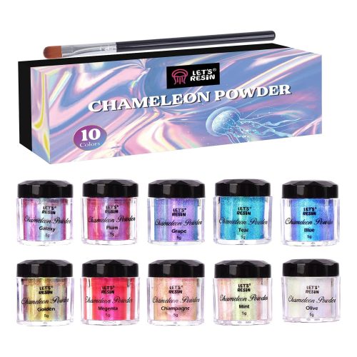 Let's Resin kaméleon effekt pigment szett - 10 x 5 g