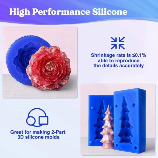 Let's Resin önthető kétkomponensű szilikon - 30A, 600 g