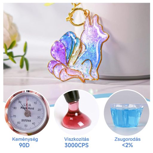 Let's Resin színes UV-gyanta készlet -  20 g
