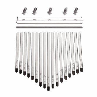 Kalimba (hüvelykzongora) fém lamellák