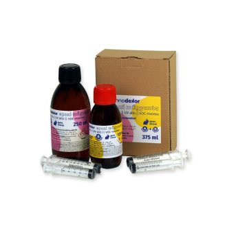   Innodekor epoxi műgyanta ékszerkészítéshez - gyors kötésű, 375ml (4 db ajándék fecskendővel!)