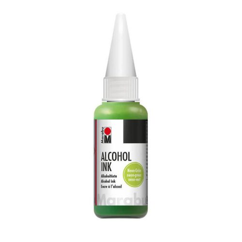 Marabu alcohol ink -  neon zöld, 20ml