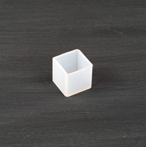 Szilikon öntőforma - kocka, 2,5 cm