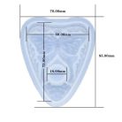 Szilikon öntőforma - gyertyatartó tál, pillangós