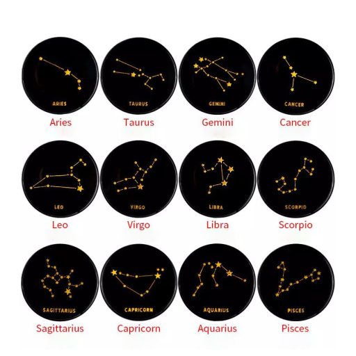 Szilikon öntőforma - csillagjegyes alátét, szűz (virgo)