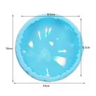 Szilikon öntőforma - hologramos alátét, geoda