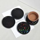 Szilikon öntőforma - hologramos alátét, kör 2.